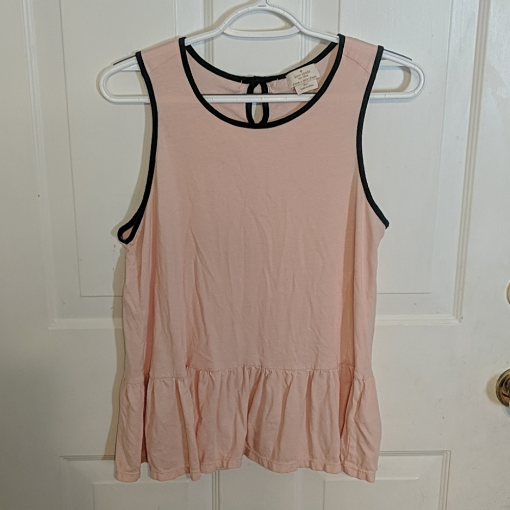 Kate Spade ♠️ Peplum Tank